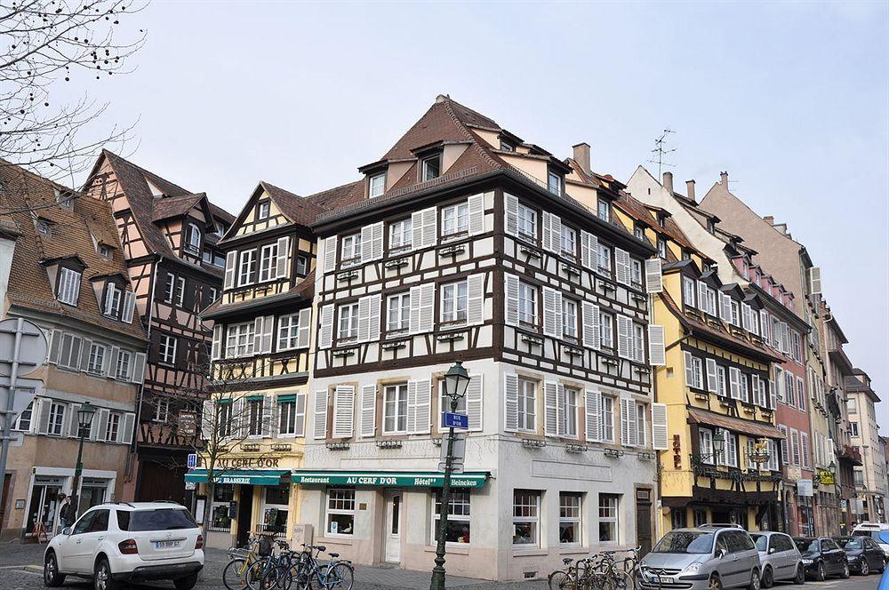 Hotel Restaurant Au Cerf D'Or Strasbourg Eksteriør billede