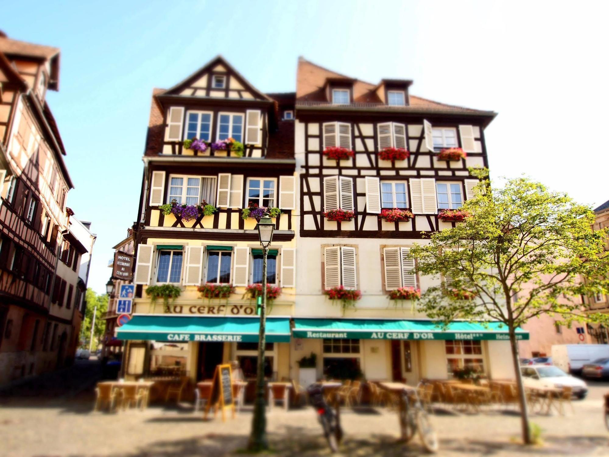 Hotel Restaurant Au Cerf D'Or Strasbourg Eksteriør billede